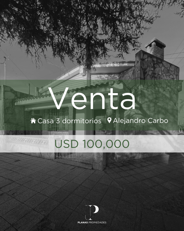 INGRESA A LA VENTA HERMOSA CASA 3 DORMITORIOS ZONA ALMAFUERTE