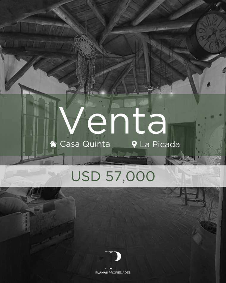 SE VENDE ESPECTACULAR QUINTA EN LA PICADA