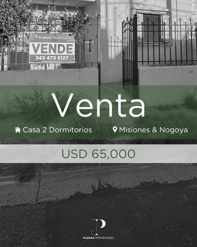 SE VENDE CASA 2 DORMITORIOS A REFACCIONAR