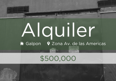 SE ALQUILA GALPON A METROS DE AVENIDA DE LAS AMERICAS