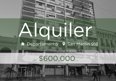 SE ALQUILA DEPARTAMENTO 2 DORMITORIOS APTO OFICINA SOBRE PEATONAL