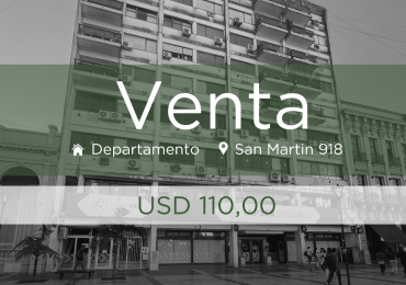 SE VENDE DEPARTAMENTO 2 DORMITORIOS APTO OFICINAS SOBRE PEATONAL