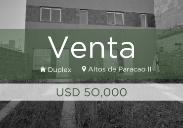 EN VENTA DUPLEX A ESTRENAR EN BARRIO PARACAO