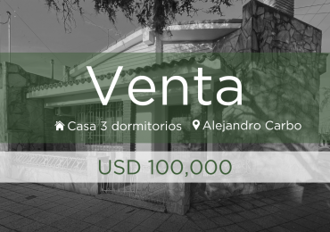 INGRESA A LA VENTA HERMOSA CASA 3 DORMITORIOS ZONA ALMAFUERTE