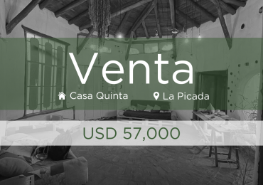 SE VENDE ESPECTACULAR QUINTA EN LA PICADA