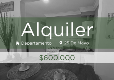 ALQUIER DEPARTAMENTO UN DORMITORIO AMOBLADO 