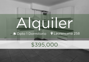 SE ALQUILA DEPARTAMENTO 1 DORMITORIO ZONA LAURENCENA