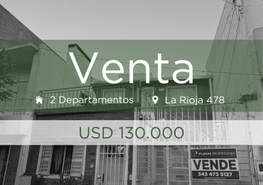 SE VENDEN  2 DEPARTAMENTOS 2 DORMITORIOS